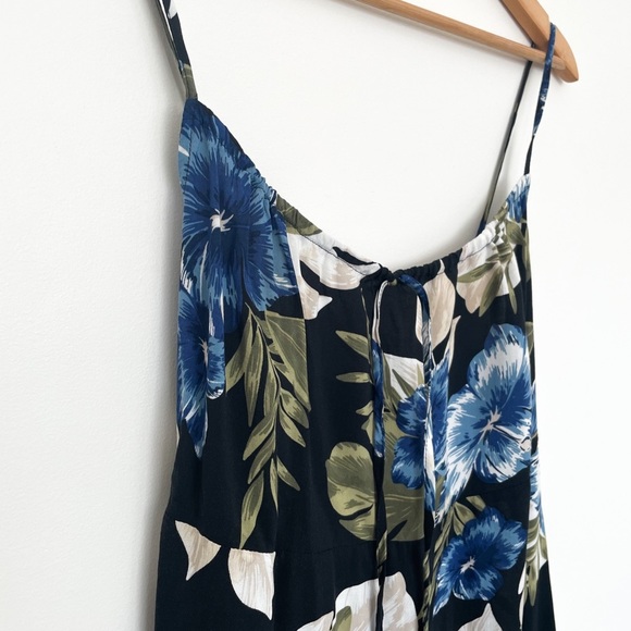 NWT HARLOW Black/Blue Floral Sundress - Picture 8 of 15